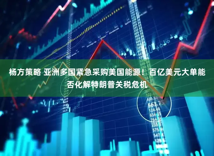 杨方策略 亚洲多国紧急采购美国能源！百亿美元大单能否化解特朗普关税危机