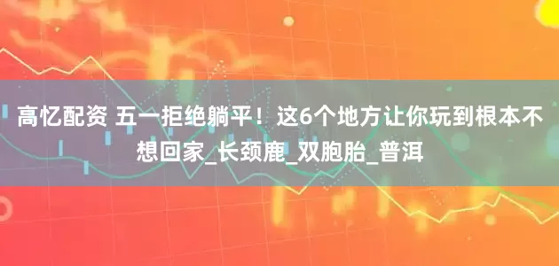 高忆配资 五一拒绝躺平！这6个地方让你玩到根本不想回家_长颈鹿_双胞胎_普洱